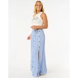 Rip Curl - San Carlos - Maxi Rok - Blauw - 100% Gewassen Katoen