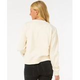 Sweater - Relaxed Fit - Katoen - Pigmentkleurstof - Print Op Voorkant