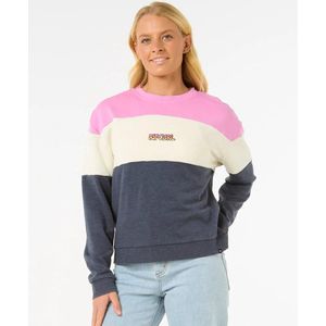 Sweater - Colour Block - Katoen/Polyester - Relaxed Fit