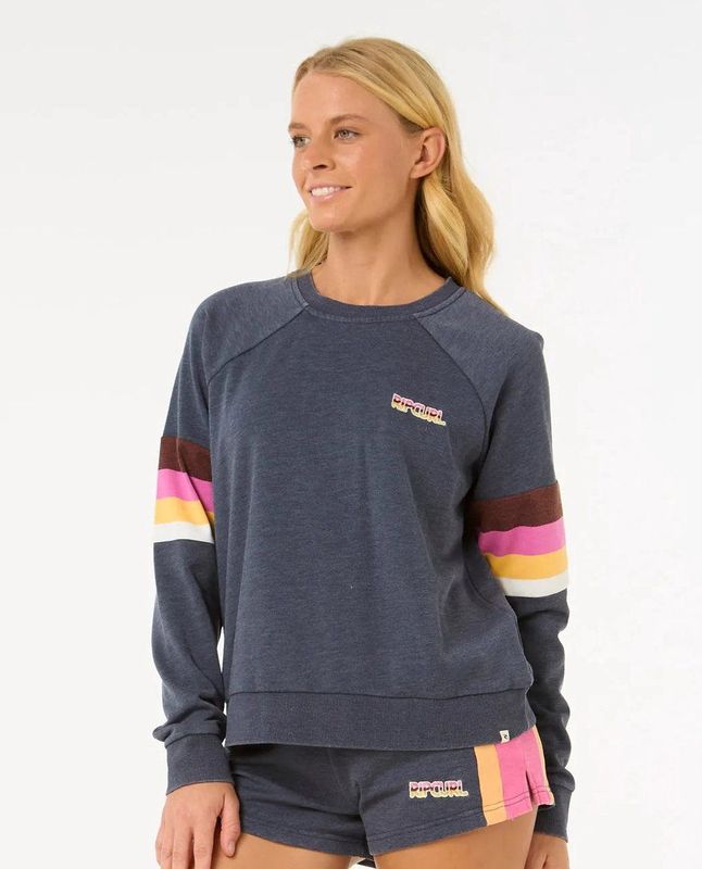 Rip Curl - Las Dalias Raglan - Sweatshirt - Katoen-Polyester Fleece - Surf-geïnspireerd