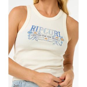 Luna - Ribbed Tank - T-shirt - Zwart - 95% Katoen 5% Elastaan