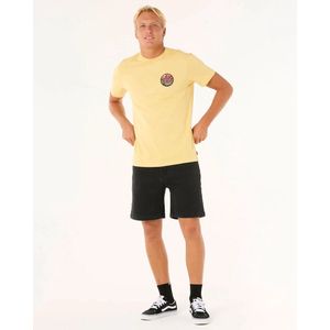 Rip Curl - Wettie Passage Icon - T-shirt - Zwart - Katoen