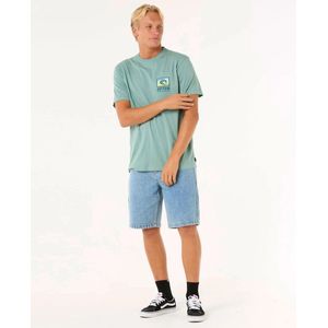 Rip Curl - Raw Energy Trad Tee - Blauw - 100% Katoen