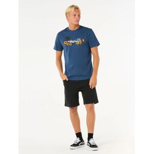 RIP CURL - Surf Paradise - T-shirt - Korte Mouwen - Blauw - Katoen