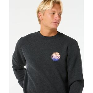 Wetsuit - Icon Crew - Sweater - Zwart - Biologisch Katoen