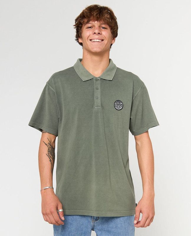 Rip Curl - Wettie Polo - Cactus Green - T-shirt