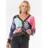 Rip Curl - Keepsakes Jacquard - Vest - Garengeverfde Strepen - Relaxte Pasvorm