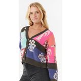 Rip Curl - Keepsakes Jacquard - Vest - Garengeverfde Strepen - Relaxte Pasvorm