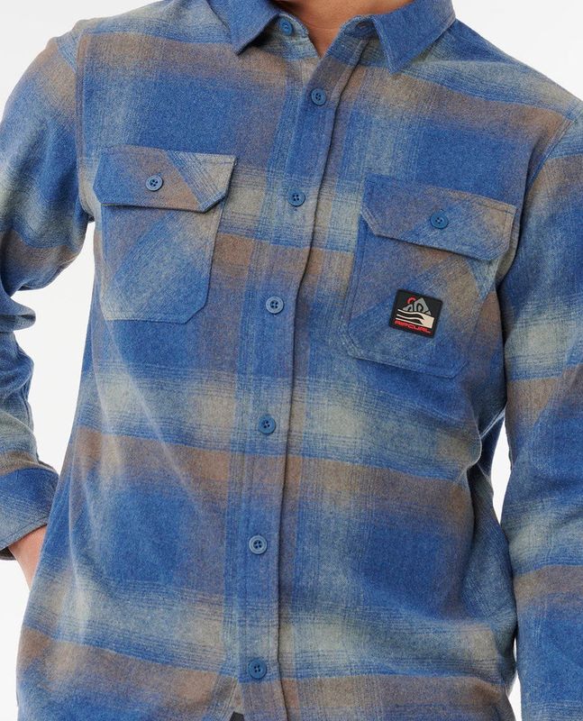 Rip Curl - Search Wool Flannel - Overhemd - Lange Mouwen
