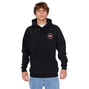 Rip Curl - Staple Hoodie - Zwart - Katoen Polyester Fleece 330G
