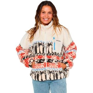 RIP CURL - OCEANIC - Fleece Jas - Sand - Lichtblauw - Vuurrood - Zwart