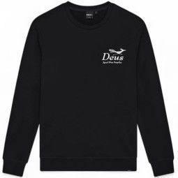 Deus Ex Machina - Cuckoo Crew - T-shirt - Zwart - Lange Mouwen - Katoen