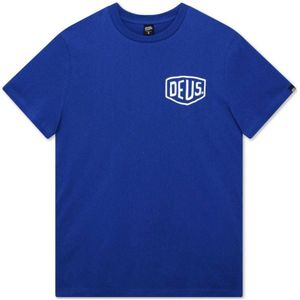 Deus Ex Machina - Regular T-shirt - Blauw - Met Backprint