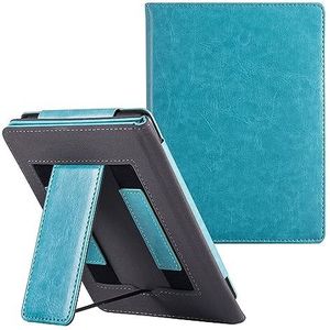 Stand Case Compatibel met PocketBook InkPad Color 2 2023 PU lederen hoes met handriemen voor PocketBook InkPad 4 7,8 inch (Color : Sky Blue, Size : For InkPad Color 2)