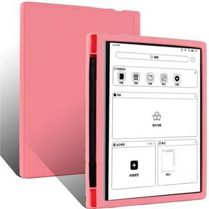 Siliconen hoes compatibel met Boox Tab Ultra C/Tab 10C / Note X2 10.3"" Case eBook Soft Cover zonder achteruitrijcamera-gat (Color : Pink, Size : Boox Tab Ultra)