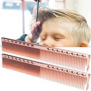 Kam 2 stuks kapselkam voor mannen en vrouwen voor kapper voor schoonheid voor salon(Rose gold)