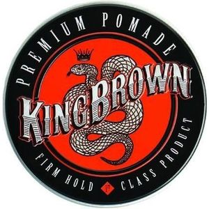 King Brown Pomade Premium Round Tin