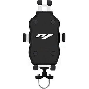 Voor YZF-R1 YZFR1 YZF R1 Motorfiets Stuur Spiegel Mobiele Telefoon Houder GPS Stand Beugel (Kleur : A Handlebar, Maat : 1)