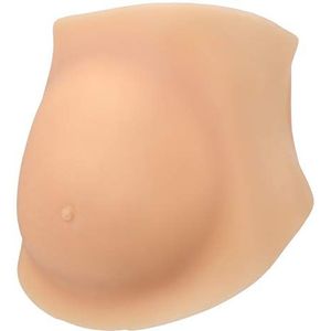 Valse zwangerschapsbuik, realistische huidkleur, siliconen, kunstbuik, anti-shake, valse buik van zwangere vrouwen, voor fotografie-accessoires, prestaties, reclame (XL)
