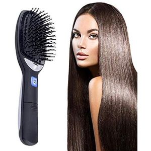Dkee haardroger Negatieve Ion Comb Scalp Massage Kam draagbare elektrische anti-statische kam steil haar Kam ABS Handle Nylon Comb