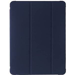Compatible avec iPad 10,2"" 9/8/7ème génération, 3 en 1 résistant aux chocs Étui de protection robuste avec porte-stylo et support rotatif à 360°, rouge + bleu