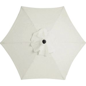Parasol Paraplu Oppervlakte Waterdichte Vervanging Zonnescherm Doek - Zonnebescherming Afneembare Wasbare Paraplu Accessoires - 6 Bones Beige