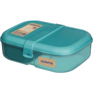Sistema Ribbon Lunch To Go 1.1L met mini bite Minty Teal 130ml