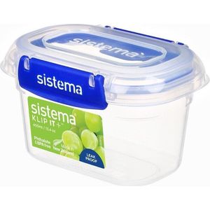 Sistema Klip It + rechthoekige voorraaddoos 400ml