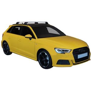 Audi A3 Sportback 5drs Hatchback juli 2016 - heden Premium Dakdrager Zwart Whispbar Auto Exterieur Accessoires