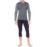 Icebreaker Thermolegging Bodyfit 200 Heren Merinowol Zwart