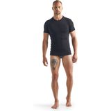 Icebreaker - Anatomica S/S Crewe - T-Shirt - Zwart - Merinowol