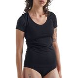 Ondershirt Icebreaker Women Siren SS Sweetheart Black