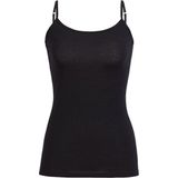 Icebreaker - Siren Cami Top - Zwart - Merino Jersey