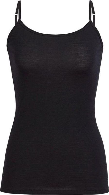 Icebreaker - Siren Cami Top - Zwart - Merino Jersey