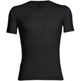 Icebreaker Anatomica V-hals T-shirt Heren zwart
