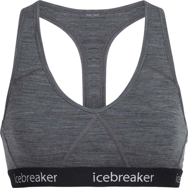 Icebreaker - Sprite Racerback - Ondergoed - Gritstone Heather - Merino Wol