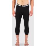 Mons Royale - Cascade Merino Base Layer 3/4 Legging - Zwart - Wol
