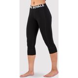 Mons Royale - Cascade Merino Flex 200 - 3/4 Legging - Zwart - Merino-ondergoed