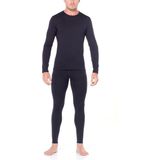Icebreaker 200 Oasis Basislaag - Zwart - 100% Merino - Lange Mouwen