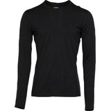 Icebreaker 200 Oasis Basislaag - Zwart - 100% Merino - Lange Mouwen