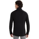Icebreaker - BF 200 Oasis LS Half Zip - Thermoshirt - Zwart