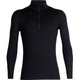 Icebreaker - BF 200 Oasis LS Half Zip - Thermoshirt - Zwart