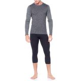 Icebreaker - 200 Oasis Legless - Capri Broeken - Zwart - 100% Merinowol