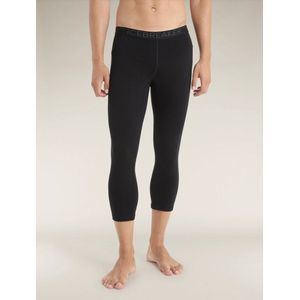 200 Oasis - Lange Onderbroek - Zwart - 100% Merino - Nauwsluitende Pasvorm