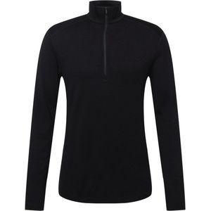 Icebreaker - 260 Tech LS Half Zip - Skipully - Zwart - Merinowol