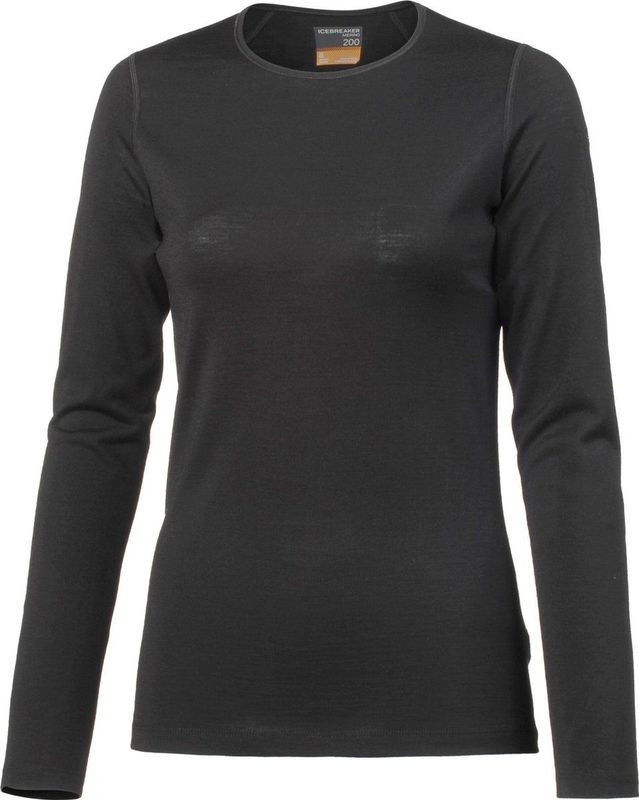 Icebreaker Wmns 200 Oasis LS Crewe Wintersport Wintersportkleding Thermokleding