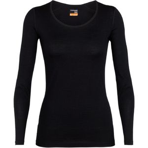 Icebreaker Merino 200 Oasis LS Scoop Thermoshirt Dames Black