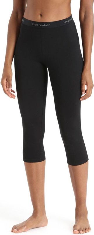 Icebreaker - Merino 200 Oasis - Thermobroek - Black - Merinowol