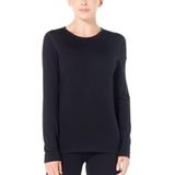 Icebreaker - 260 Tech Crew - Merino Lange Mouwen Basislaag - Zwart