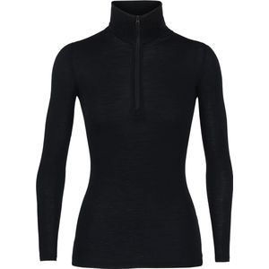 Icebreaker 175 Everyday LS Half Zip Dames Thermoshirt - Black